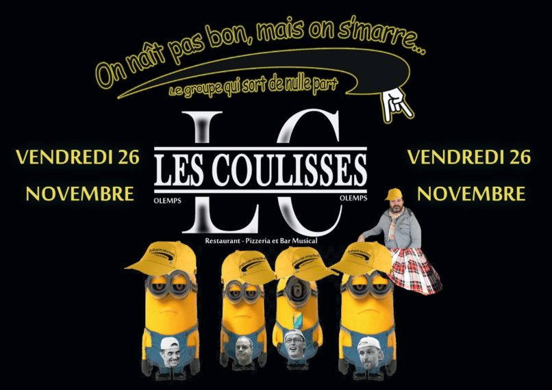 Concert aux Coulisses à Olemps le 26 Novembre 2021