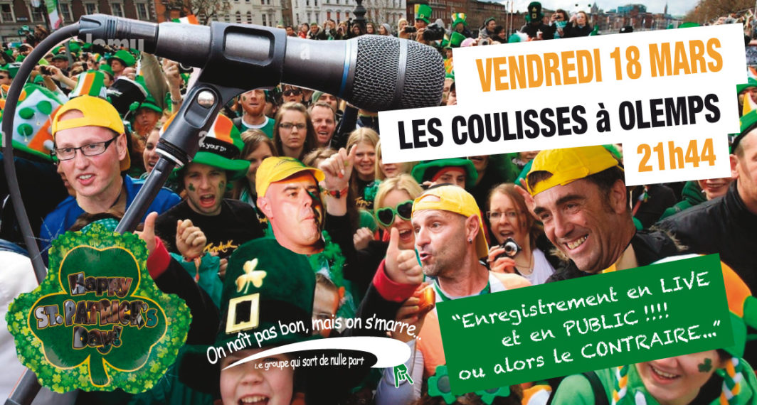 Concert St Patrick aux Coulisses le 18/03/2022